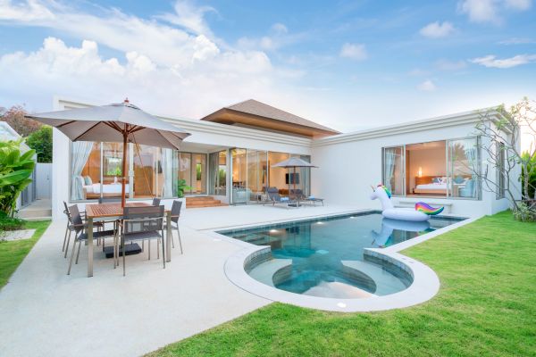Concrete Pool Patio Installation in Rome