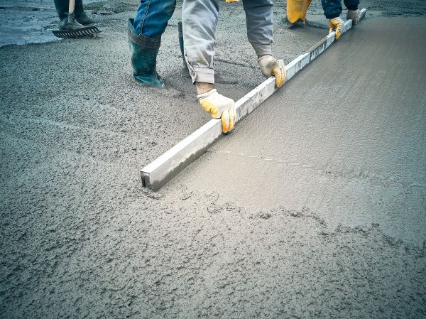 Cement Slab Construction in Rome