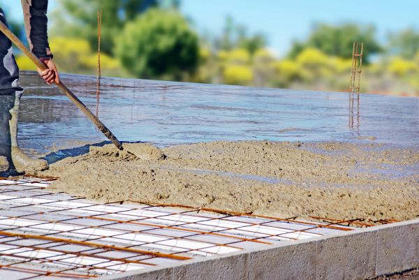 Cement Slab Laying in Rome