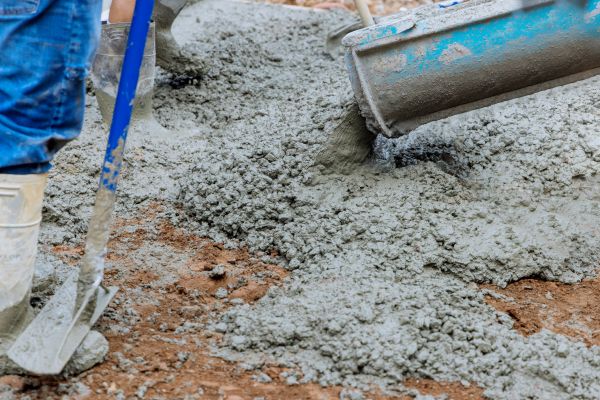 Barn Concrete Pouring in Rome