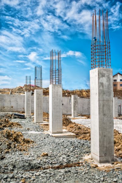 Concrete Footer Pouring in Rome