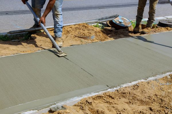 Cement Pathway Installation in Rome