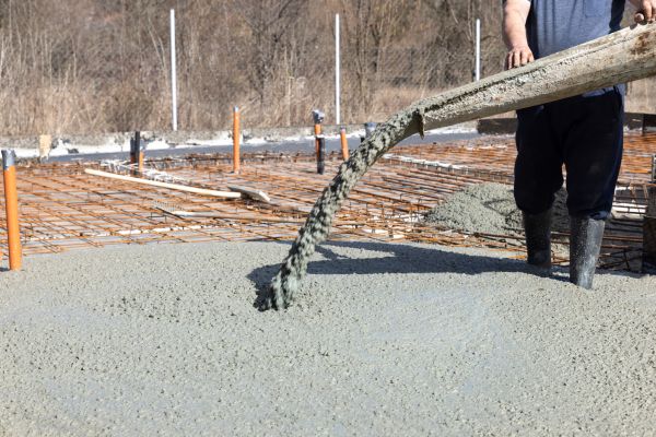 Pole Barn Slab Pouring in Rome