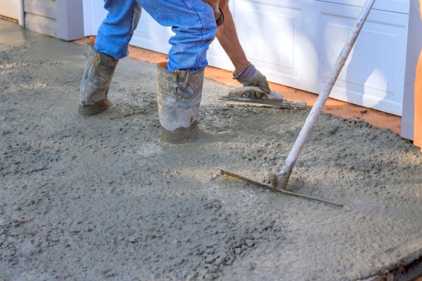 Driveway Slab Construction in Rome