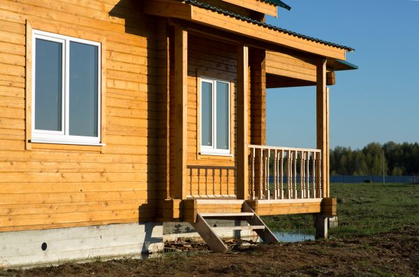 Cabin Footing Construction in Rome