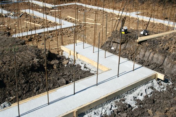 Footing Construction in Rome