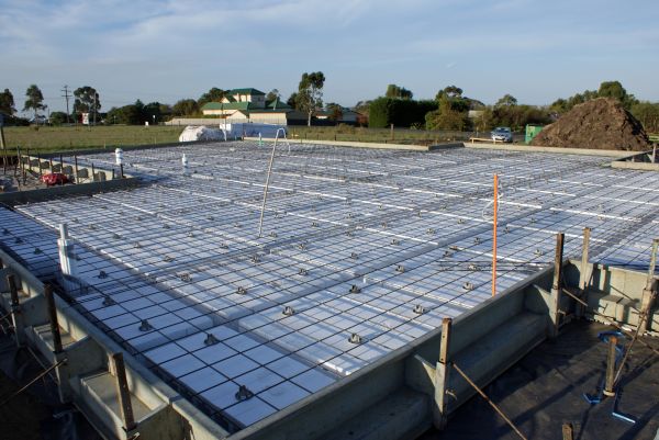 Barn Pad Construction in Rome