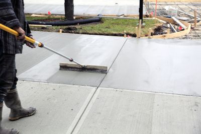 Concrete Driveway Installation detail